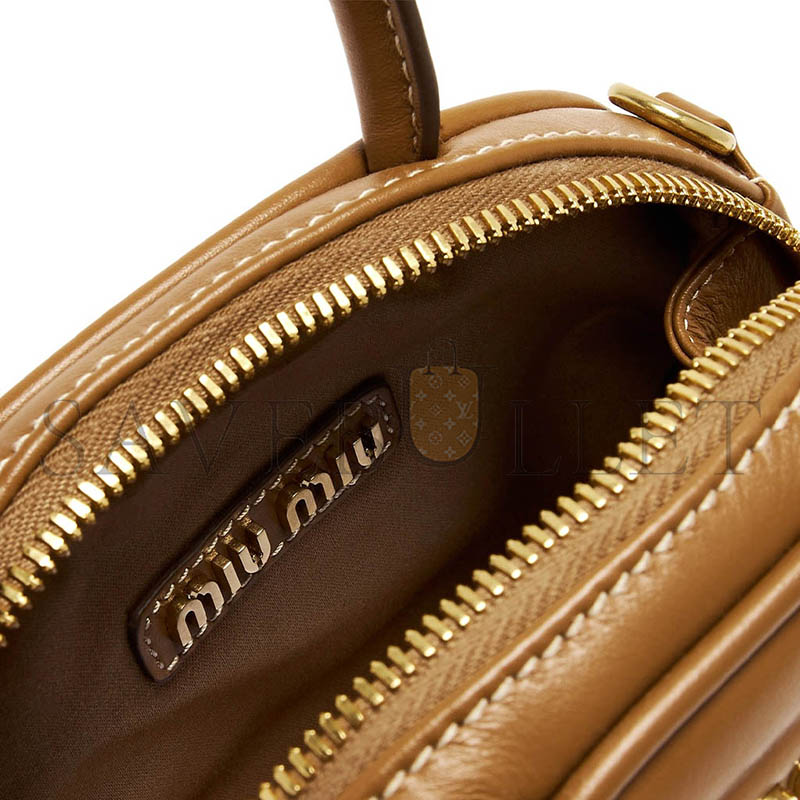 M1v M1v LEATHER TOP-HANDLE BAG 5BP085 (18*11.5*8cm)